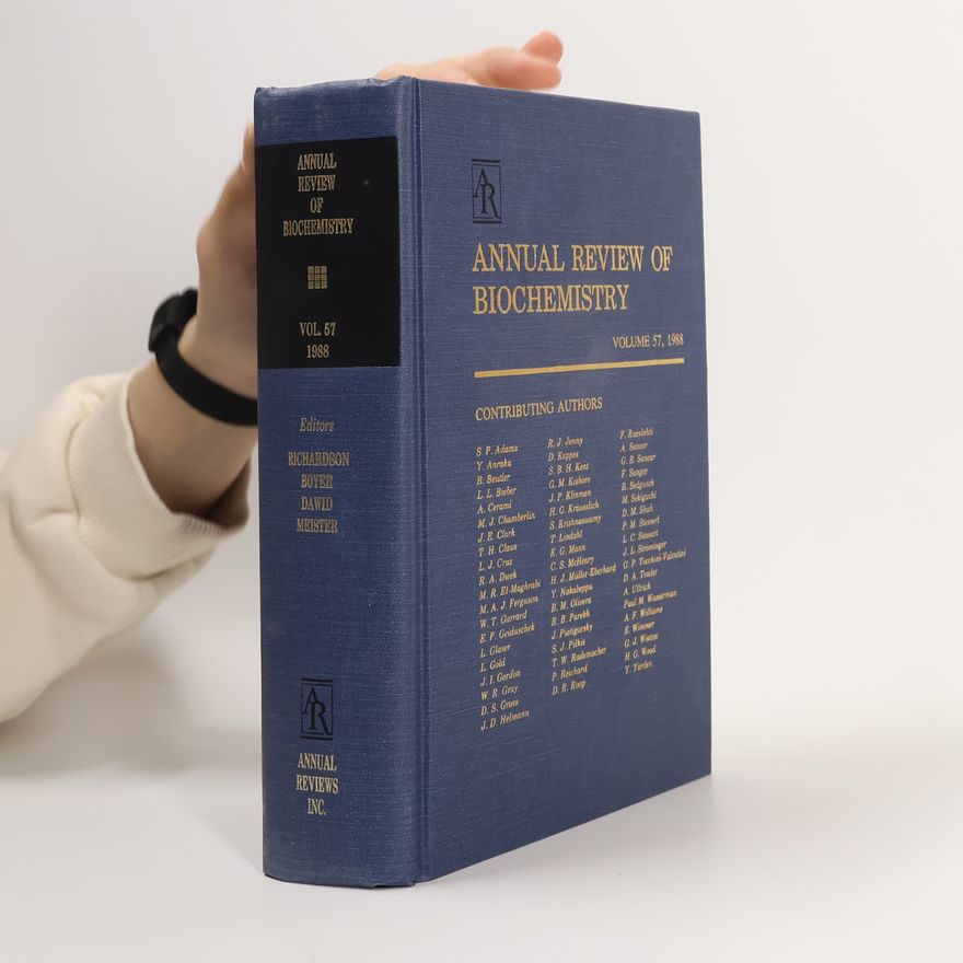 Autorenkollektiv Annual Review of Biochemistry