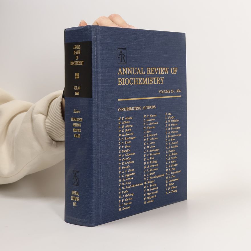 Collectif d'auteurs Annual Review of Biochemistry 63