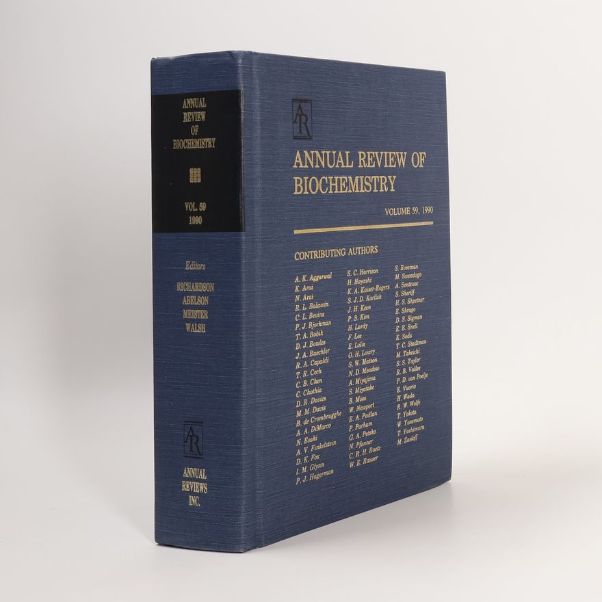 Autorenkollektiv Annual Review of Biochemistry 59
