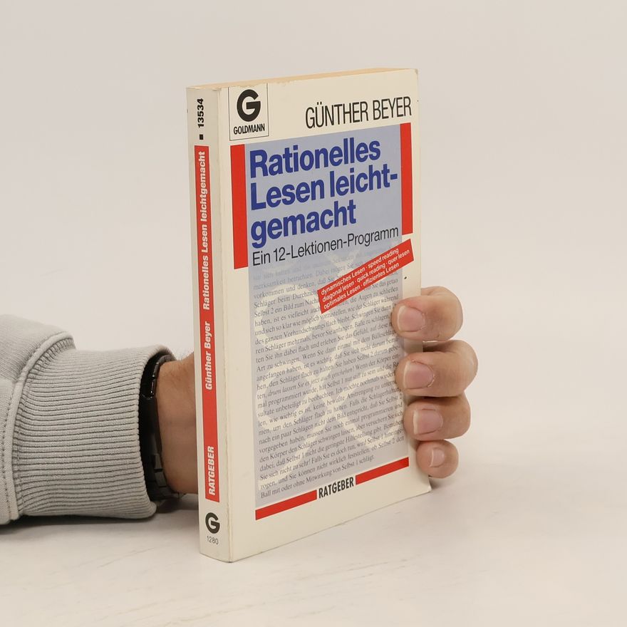 Günther Beyer Rationelles Lesen leicht gemacht