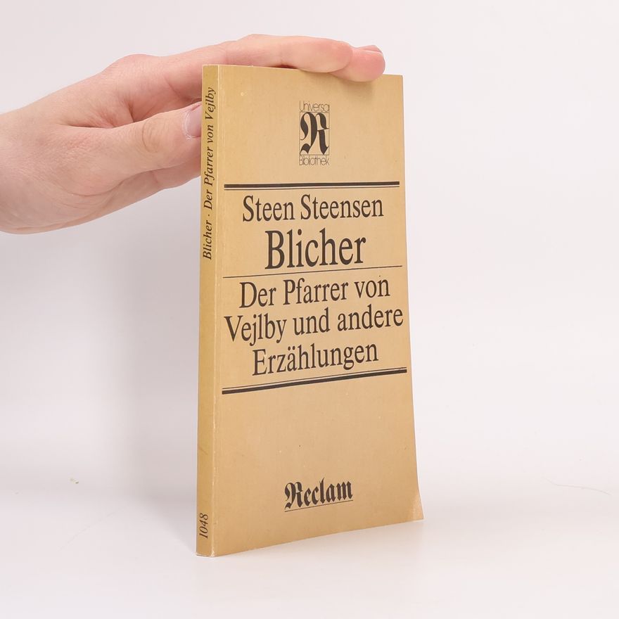 Steen Steensen Blicher Der Pfarrer von Vejlby und andere Erzählungen