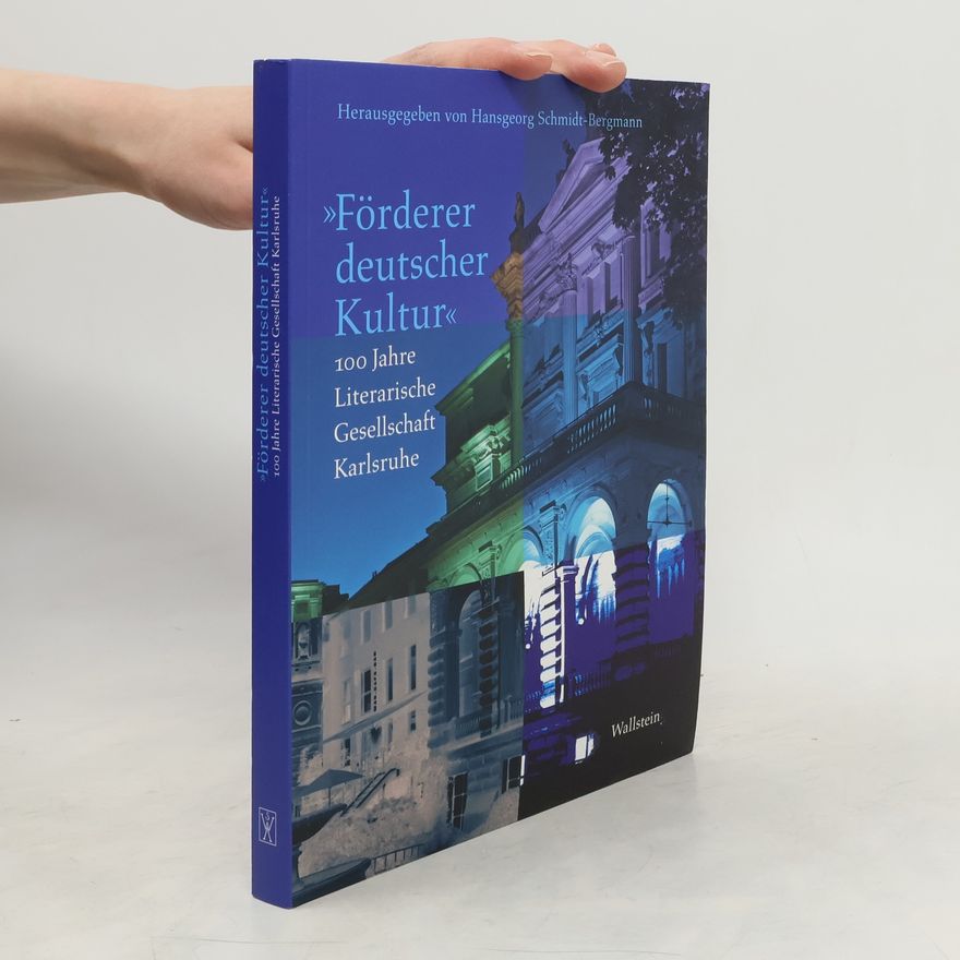 Hansgeorg Schmidt-Bergmann 'Förderer deutscher Kultur'