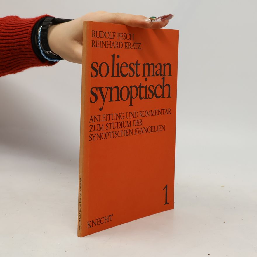 Reinhard Kratz So Liest Man Synoptisch 1