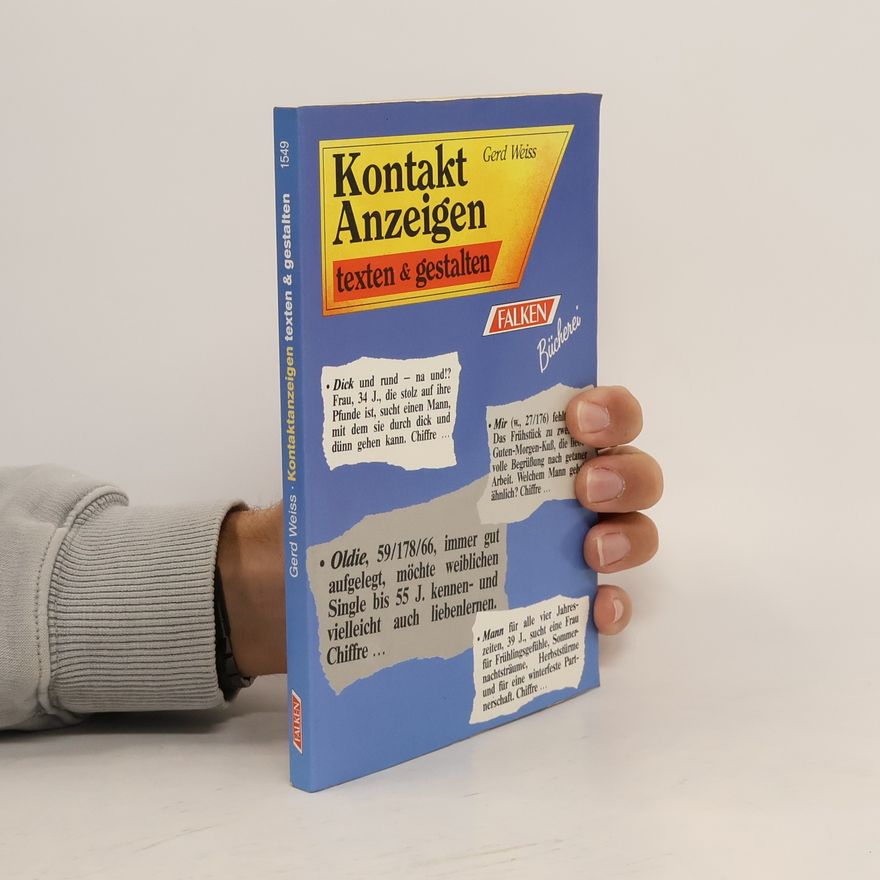Gerd Weiß Kontakt-Anzeigen texten & gestalten