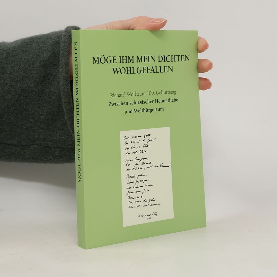 Eva Reineke Möge ihm mein Dichten wohlgefallen