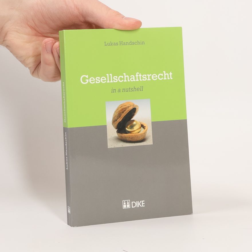 Lukas Handschin Gesellschaftsrecht