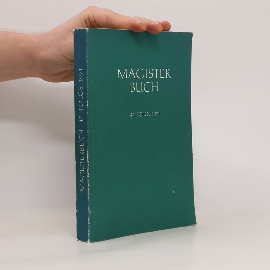 Amt für Kirchenmusik der Evangelischen Landeskirche in Württemberg Magisterbuch