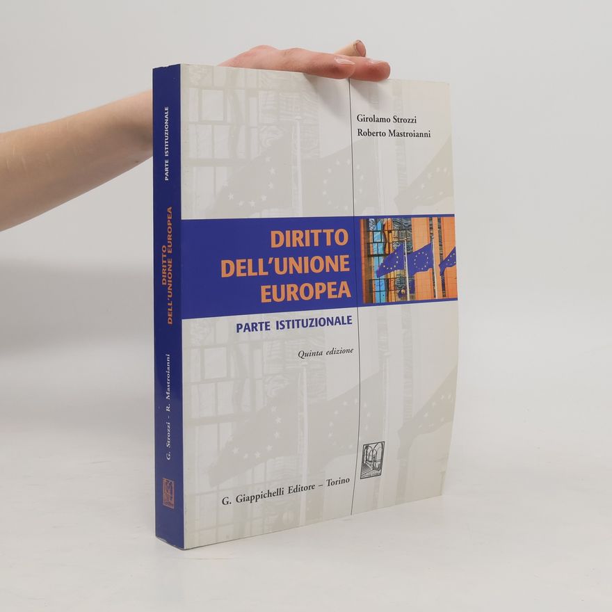 Roberto Mastroianni Diritto dell'Unione Europea
