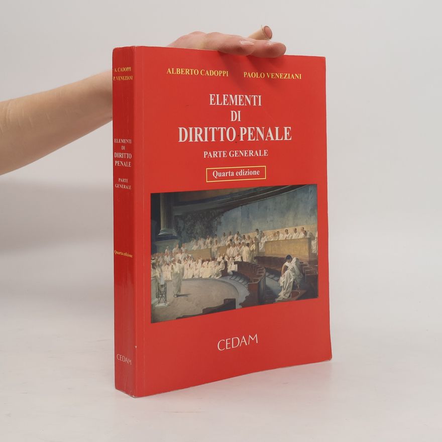 Paolo Veneziani Elementi di diritto penale. Parte generale