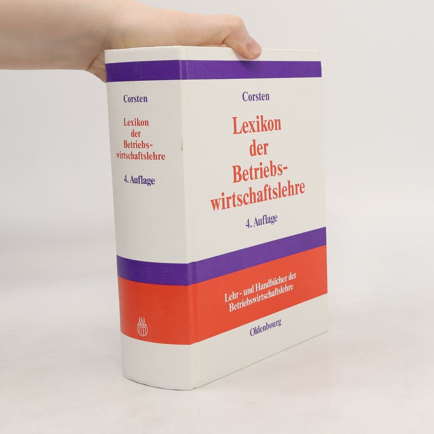 Hans Corsten Lexikon der Betriebswirtschaftslehre - 4. Auflage