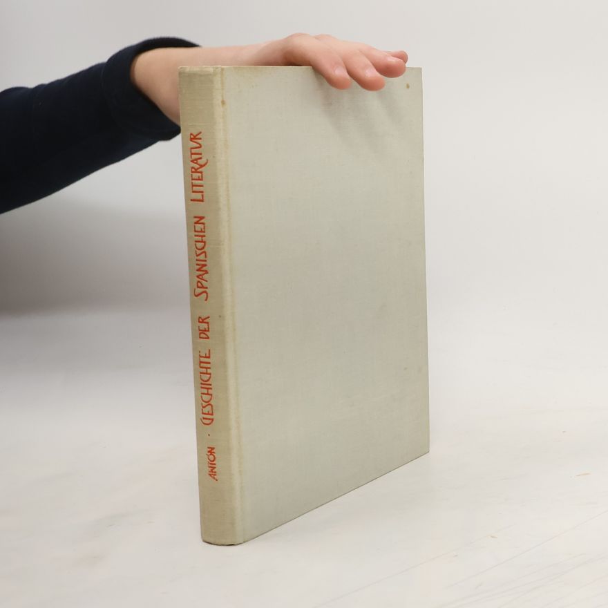 Max Pribilla Geschichte der spanischen Literatur