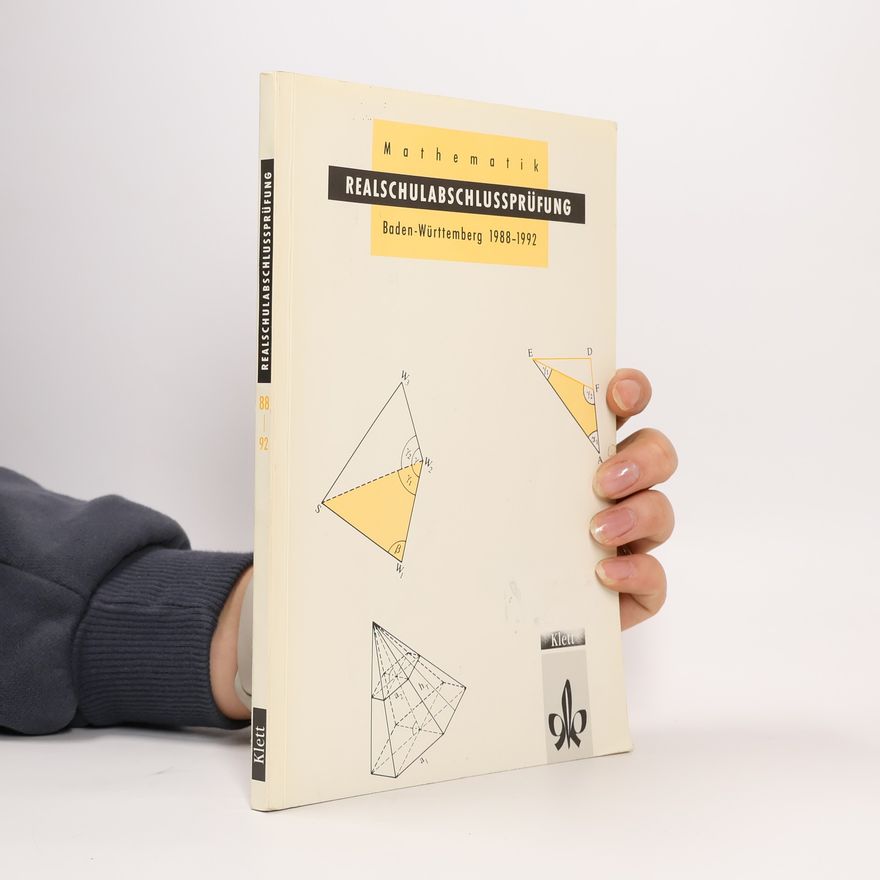 Heiner Bareiß Realschulabschlußprüfung Mathematik 1988 - 1992
