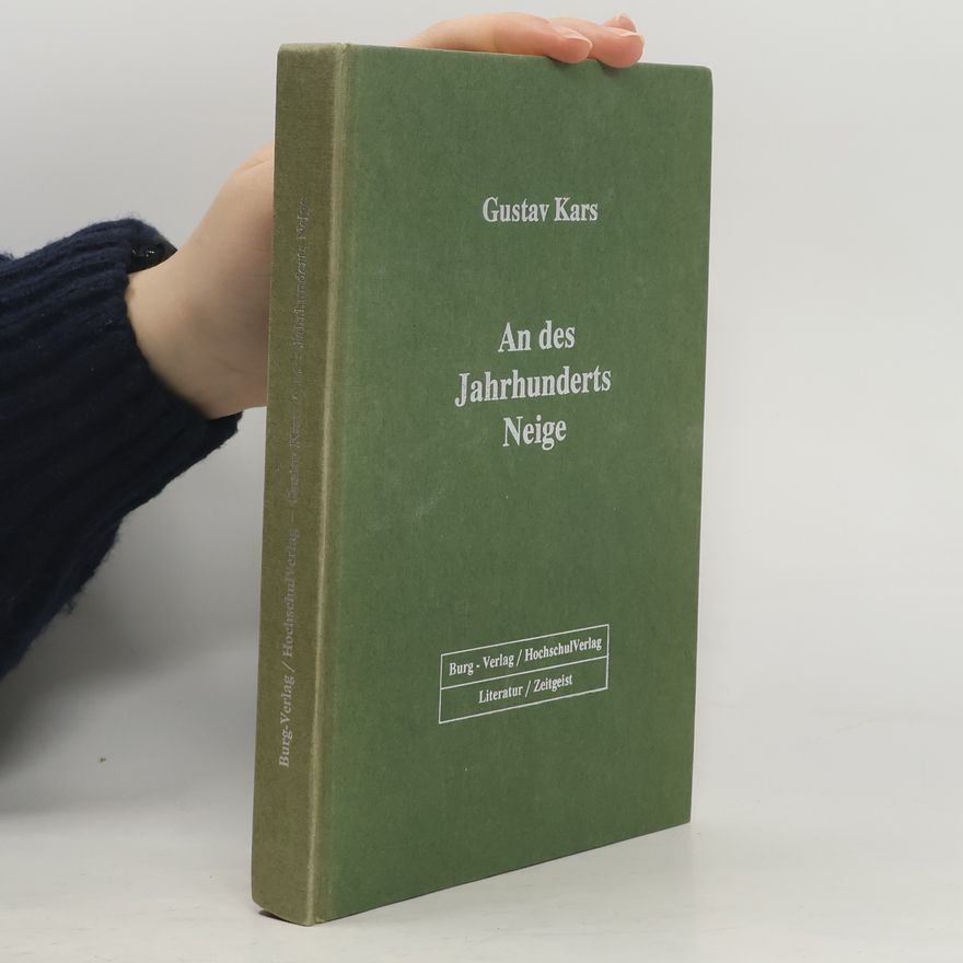 Gustav Kars An des Jahrhunderts Neige