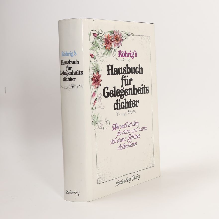 Georg Röhrig Hausbuch für Gelegenheitsdichter