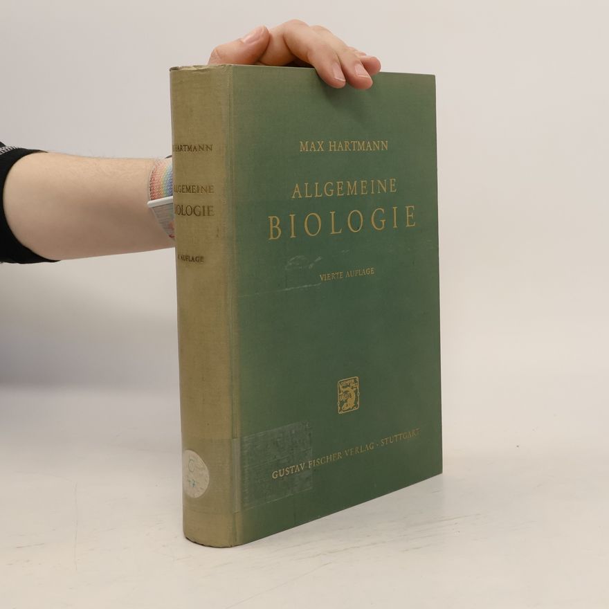 Max Hartmann Allgemeine Biologie