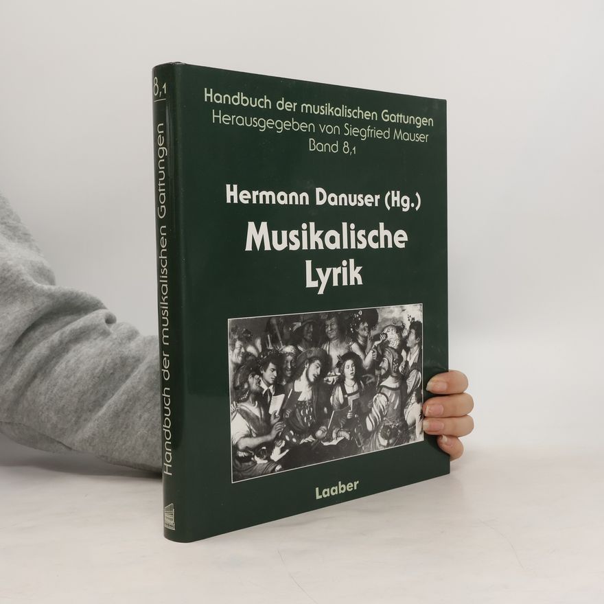 Achim Aurnhammer Handbuch der musikalischen Gattungen - 8,1: Musikalische Lyrik