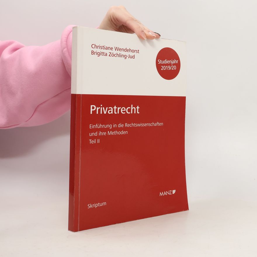 Christiane Wendehorst Privatrecht