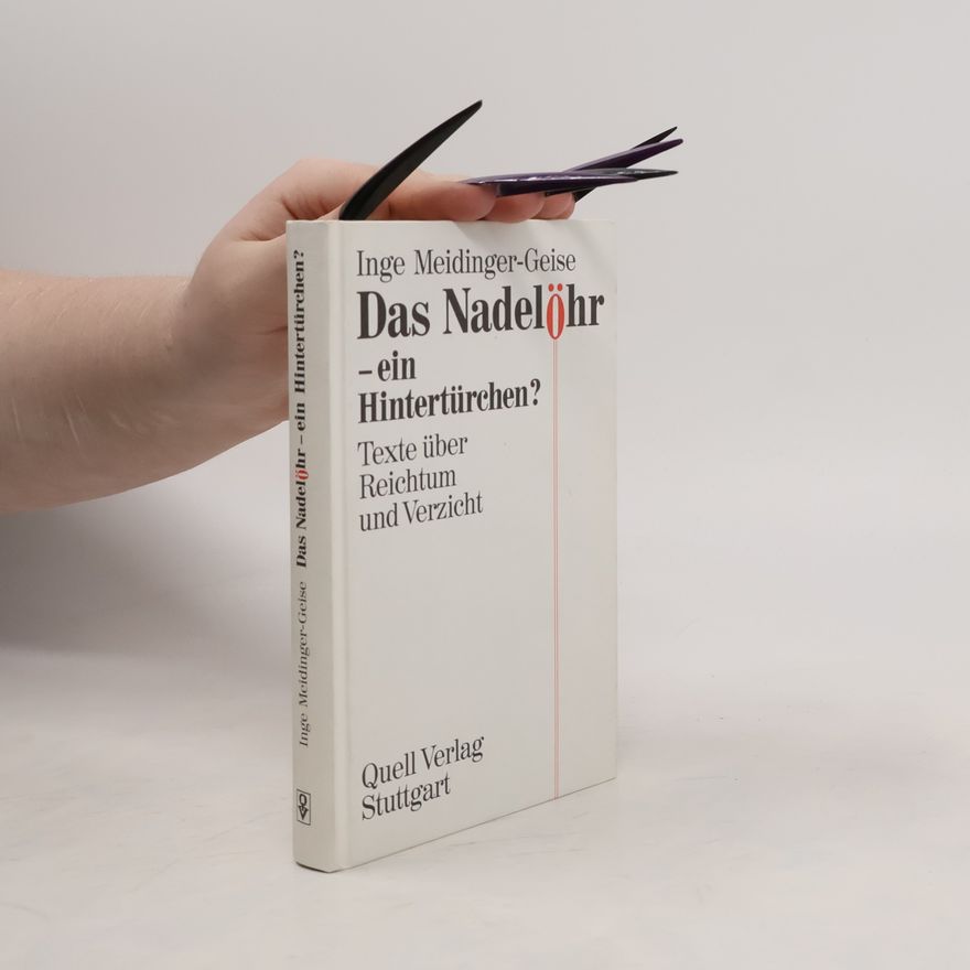 Inge Meidinger-Geise Das Nadelöhr - ein Hintertürchen?