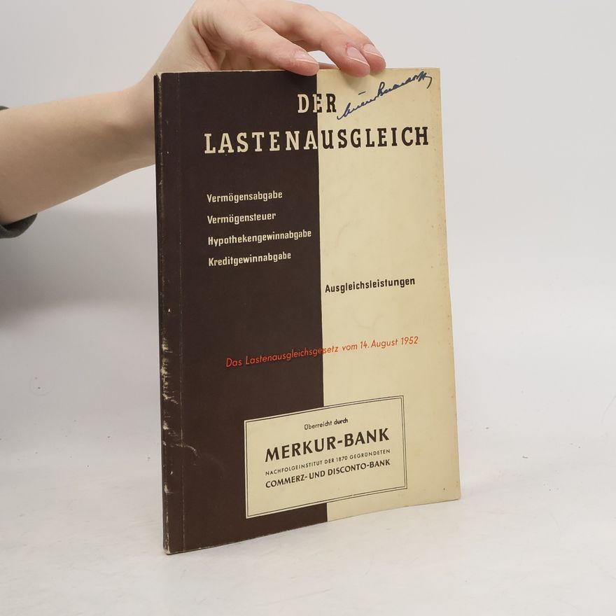 Various authors Der Lastenausgleich