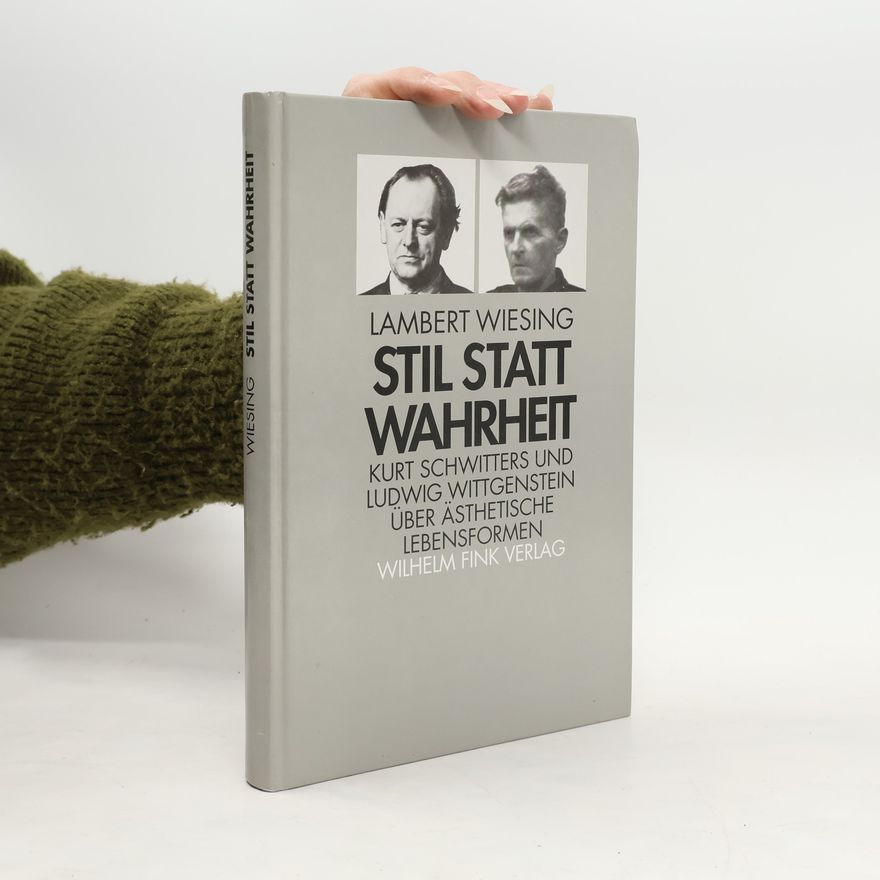Lambert Wiesing Stil statt Wahrheit