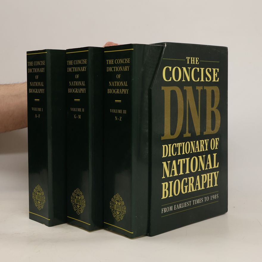 Kolektív autorov The Concise DNB Dictionary of National Biography I-III