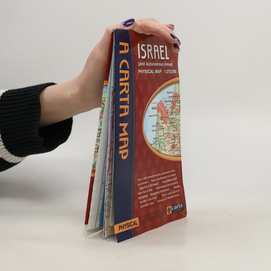 Carta Jerusalem Carta's Physical Map of Israel