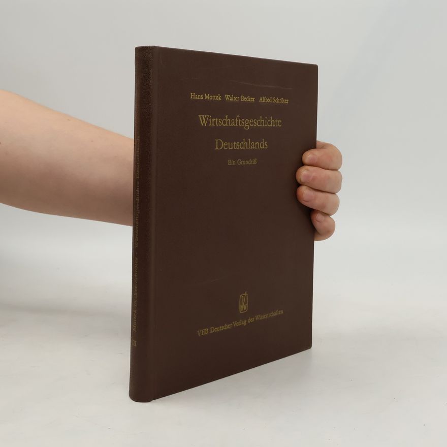 Alfred Schröder Wirtschaftgeschichte Deutschlands