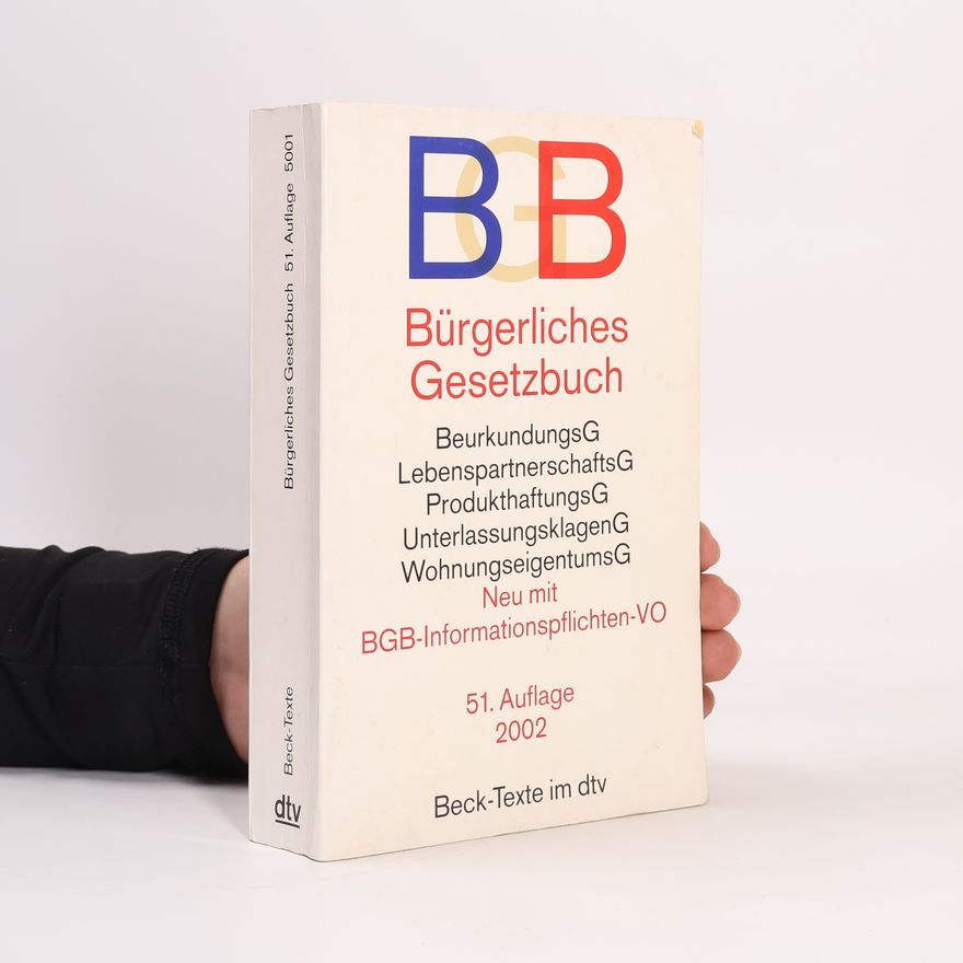 Collectif d'auteurs Bürgerliches Gesetzbuch 51