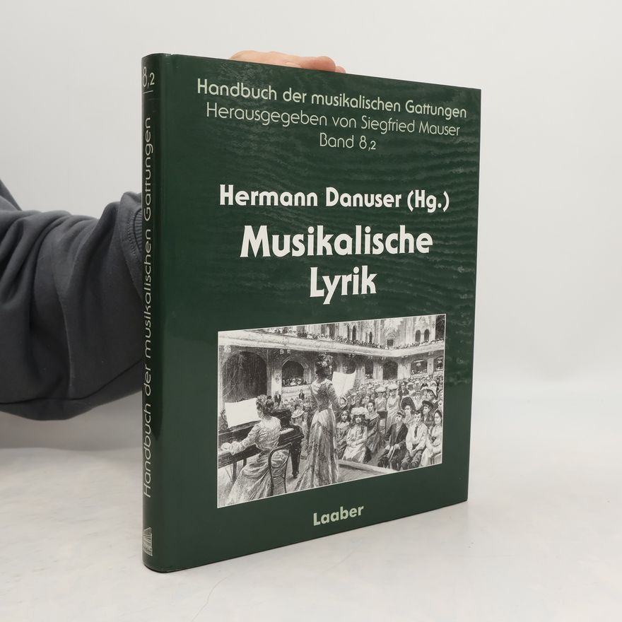 Hermann Danuser Handbuch der musikalischen Gattungen 8,2