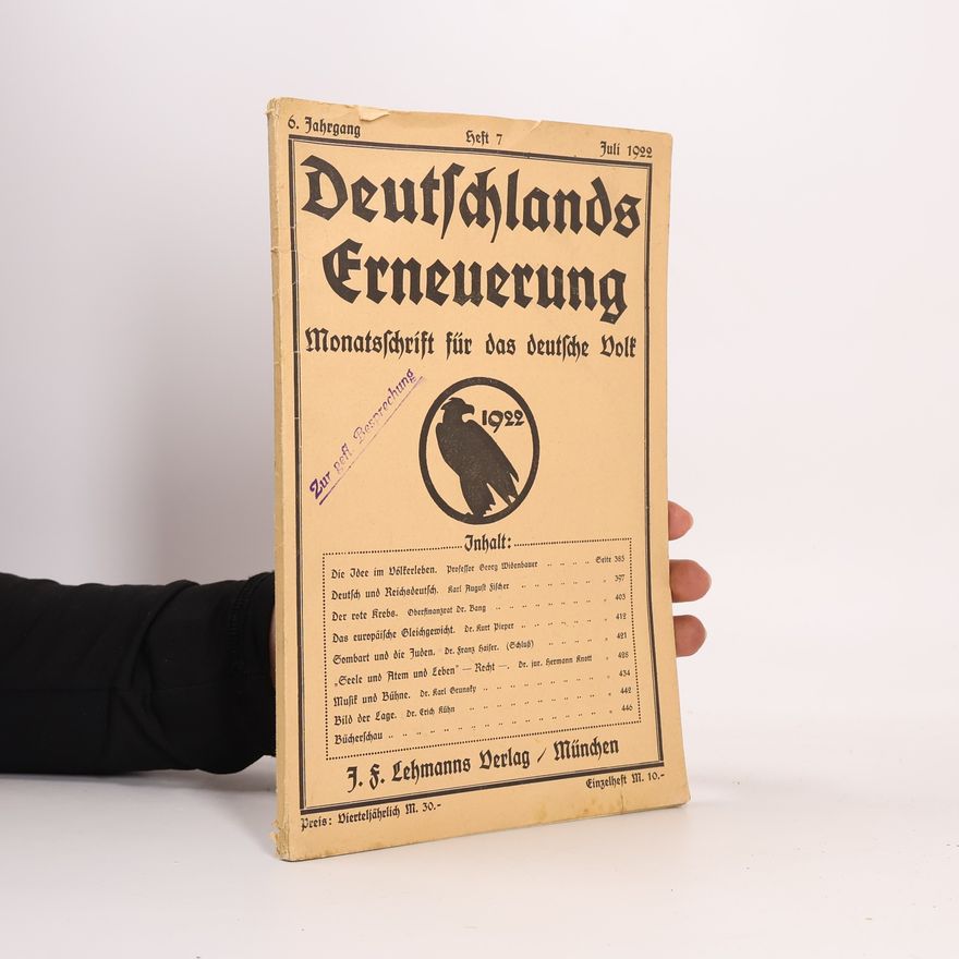 Various authors Deutschlands Erneuerung 7