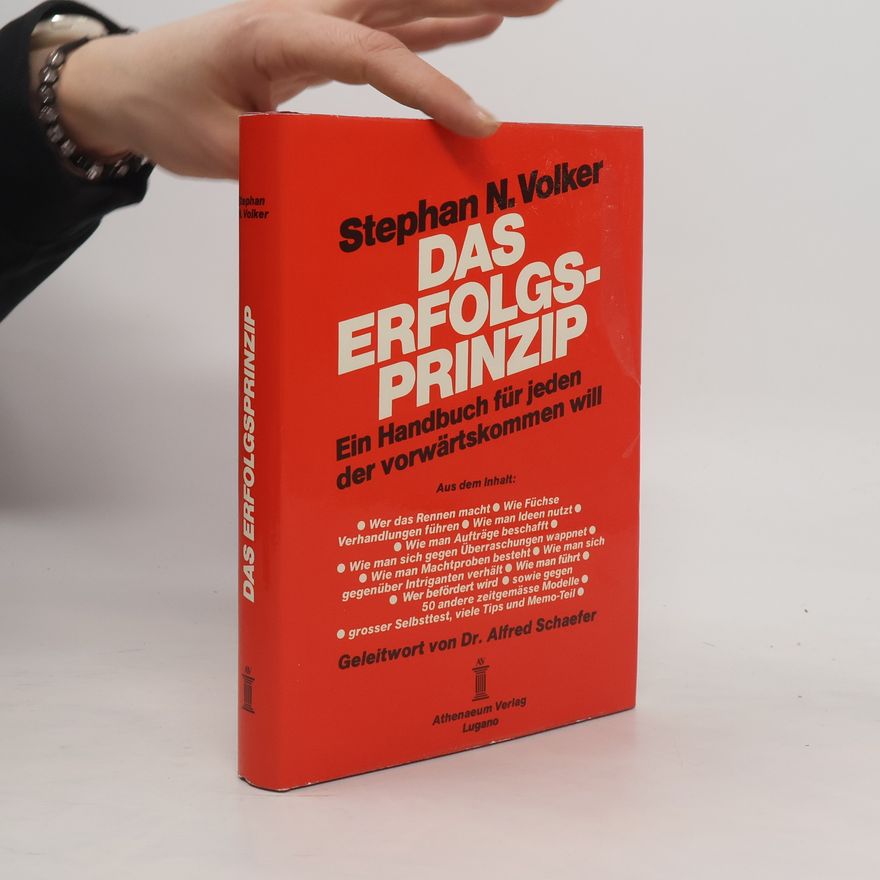 Alfred Schaefer Das Erfolgsprinzip
