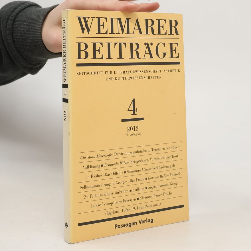 Autorenkollektiv Weimarer Beiträge 4