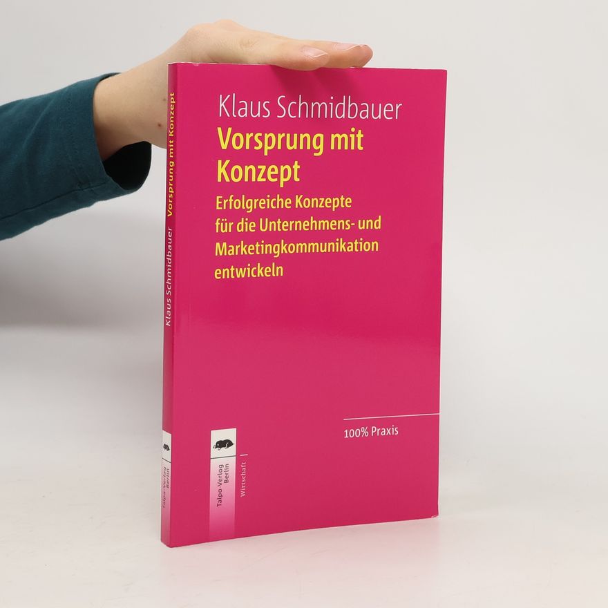 Klaus Schmidbauer Vorsprung mit Konzept