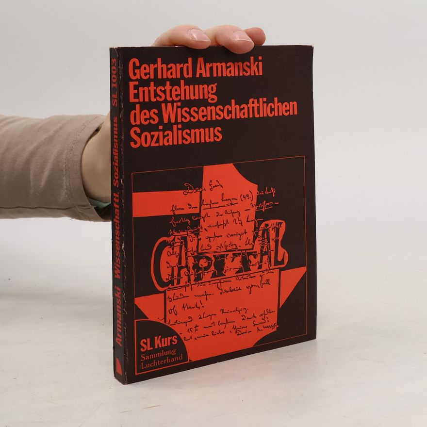 Gerhard Armanski Entstehung Des Wissenschaftlichen Sozialismus