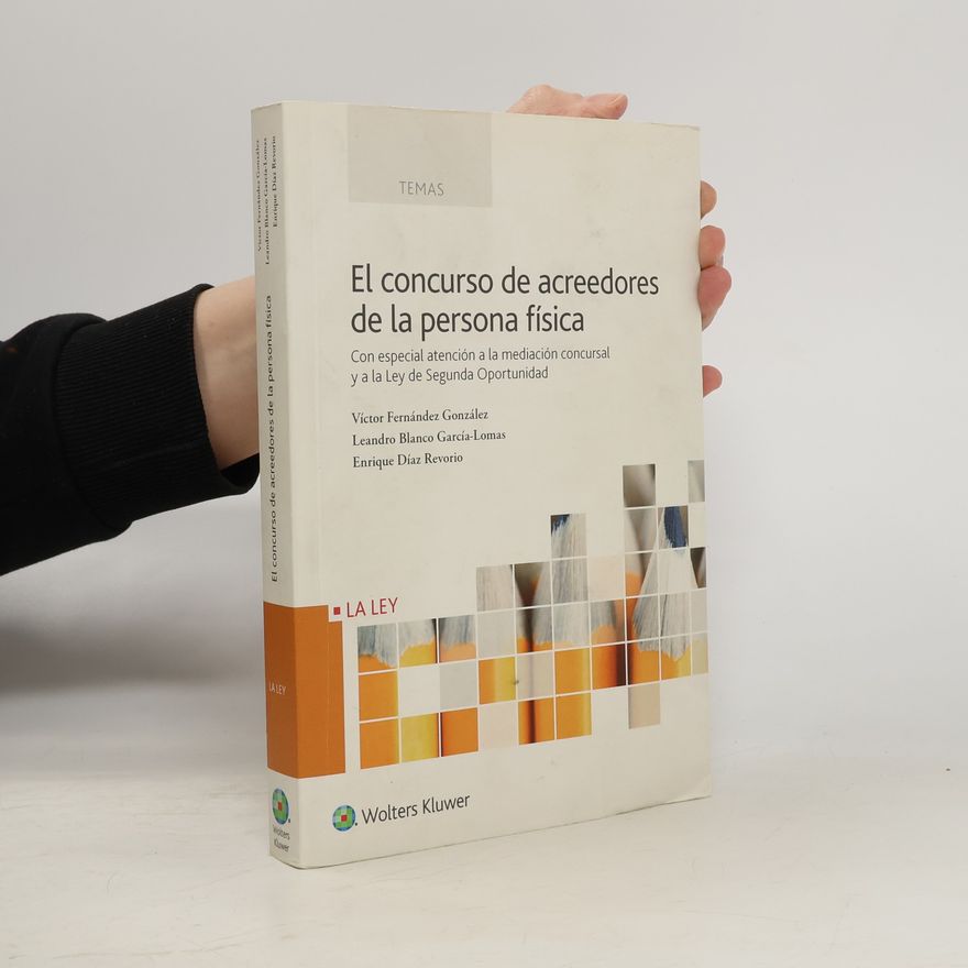 Enrique Díaz Revorio Temas: El concurso de acreedores de la persona física: Con especial atención a la mediación concursal y a la Ley de Segunda Oportunidad