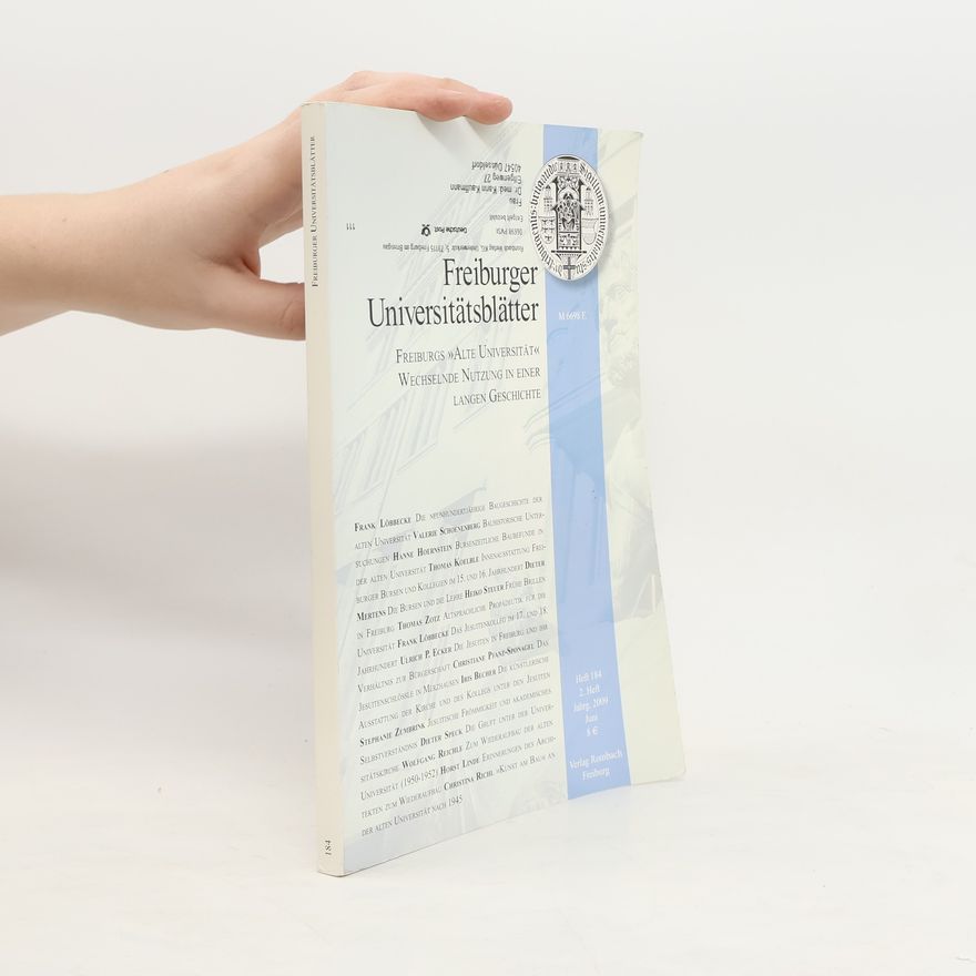 Various authors Freiburger Universitätsblätter. Heft 184