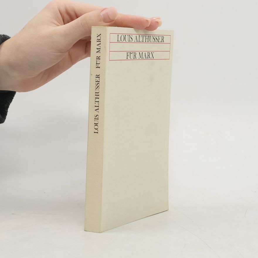 Louis Althusser Für Marx
