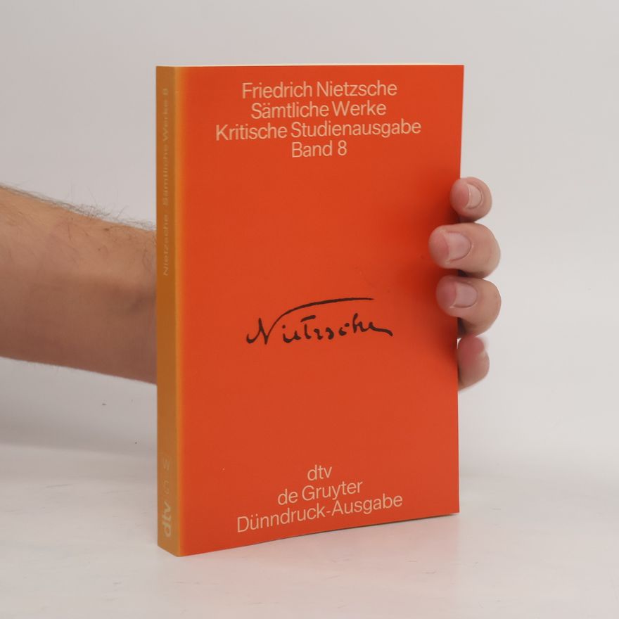 Giorgio Colli Sämtliche Werke 8