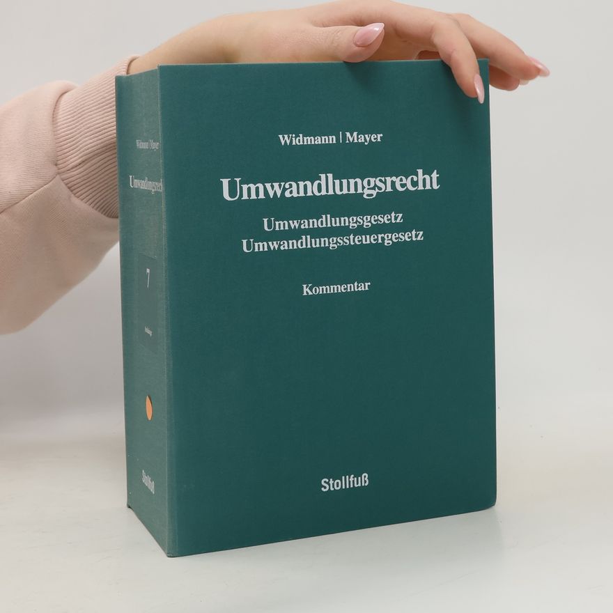 Dieter Mayer Umwandlungsrecht 7