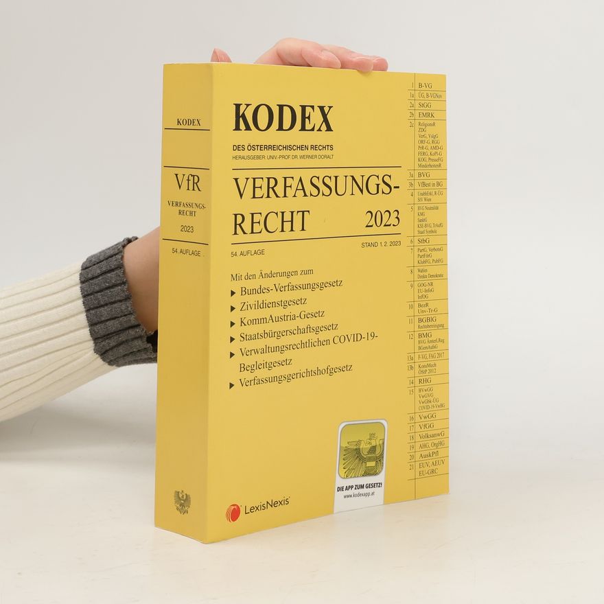 Werner Doralt Kodex des österreichischen Rechts - Verfassungsrecht