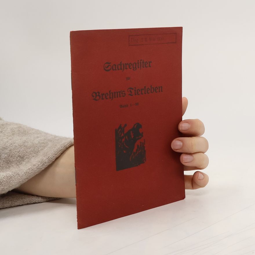 Collectif d'auteurs Sachregister für Brehms Tierleben Band 1-36