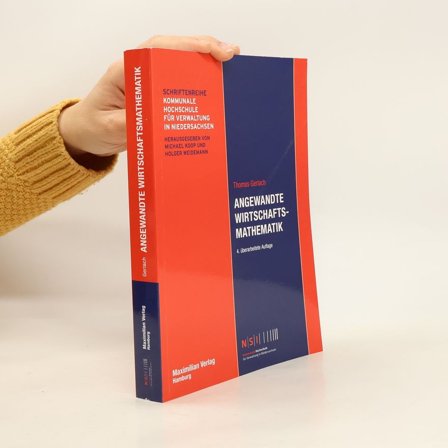 Thomas Gerlach Angewandte Wirtschaftsmathematik