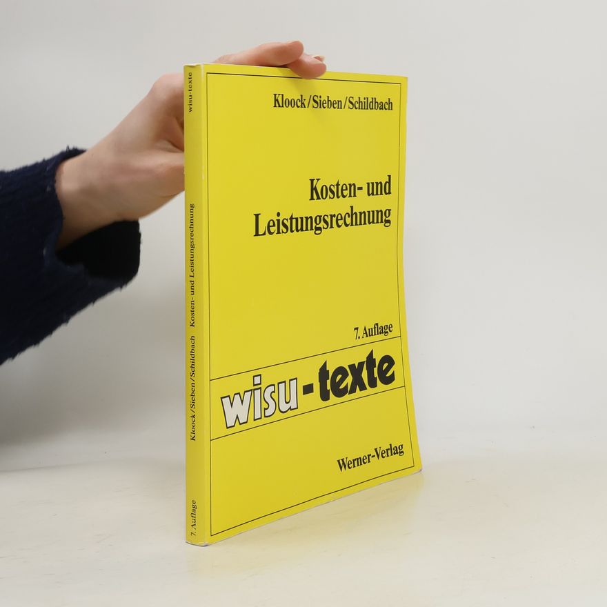 Thomas Schildbach Kosten- und Leistungsrechnung