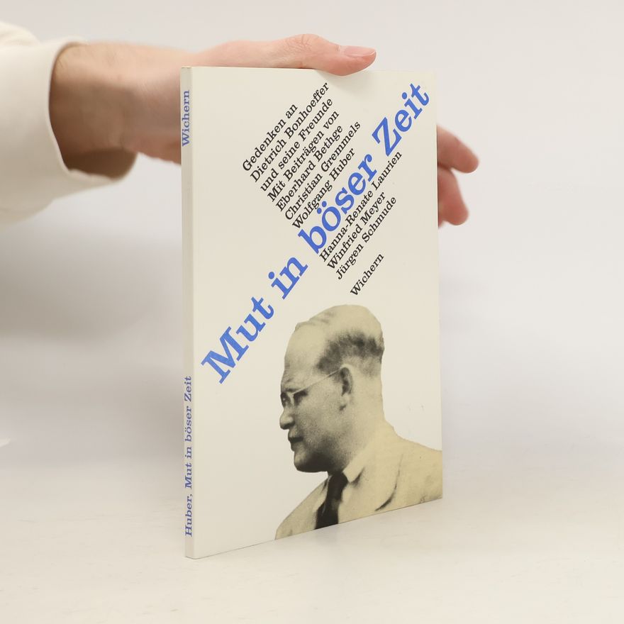 Jürgen Schmude Mut in böser Zeit