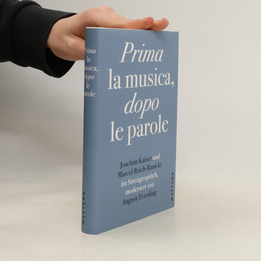 Marcel Reich Ranicki Prima la Musica, dopo le parole