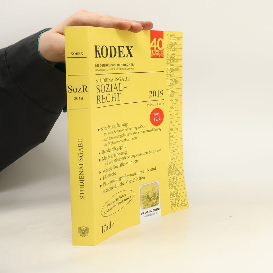 Elisabeth Brameshuber KODEX Sozialrecht 2019