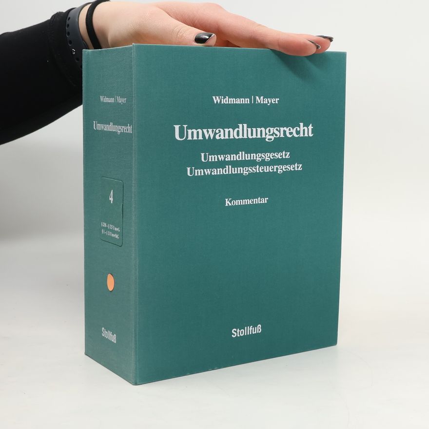 Collectif d'auteurs Umwandlungsrecht 4