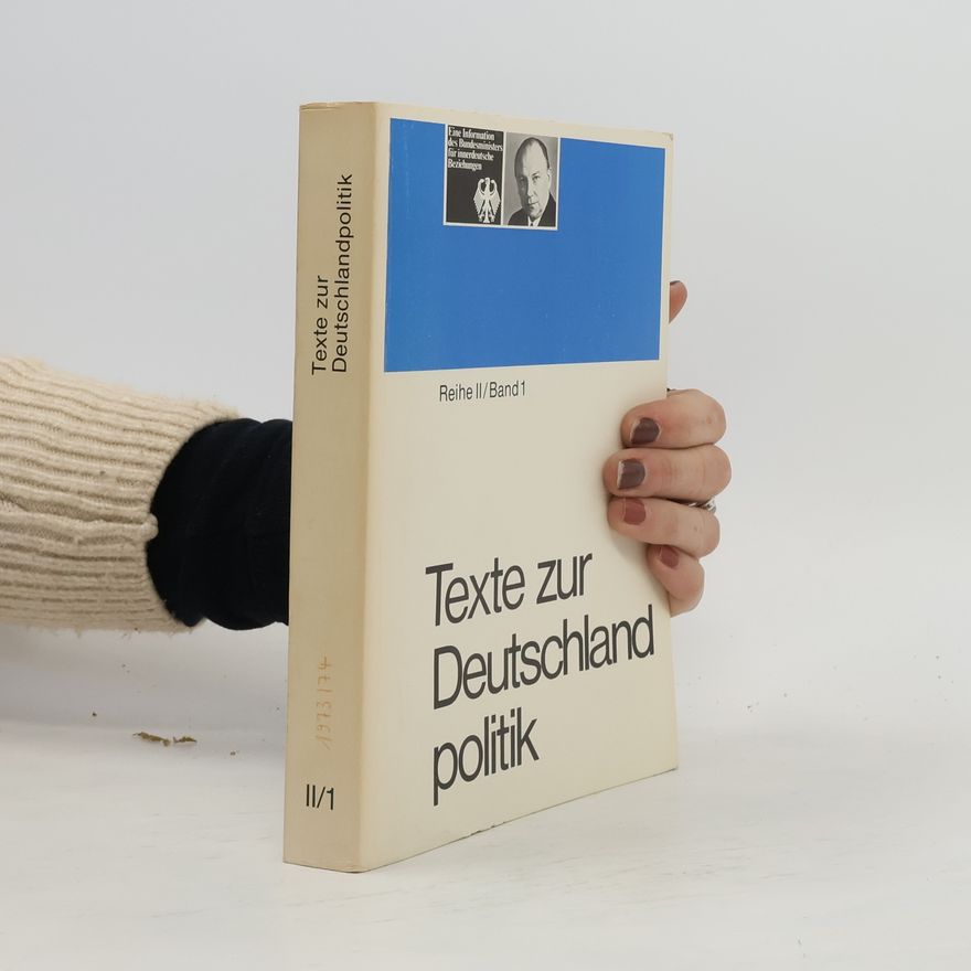 Autorenkollektiv Texte zur Deutschlandpolitik II/1