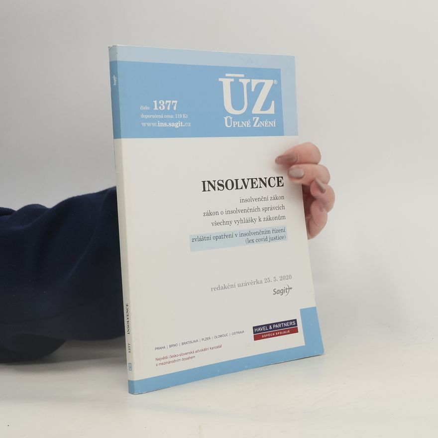Kolektiv autorů ÚZ č. 1377 - Insolvence
