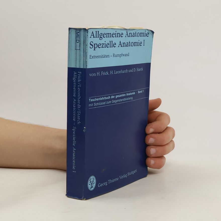 Dietrich Starck Allgemeine Anatomie spezielle Anatomie I